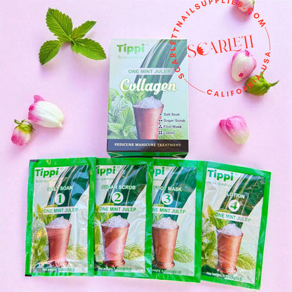 TIPPI 4 STEPS Pedicure Eco Deluxe - 50 packs Case