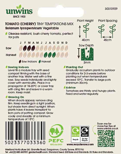 Tomato Seeds 'Tiny Temptations'