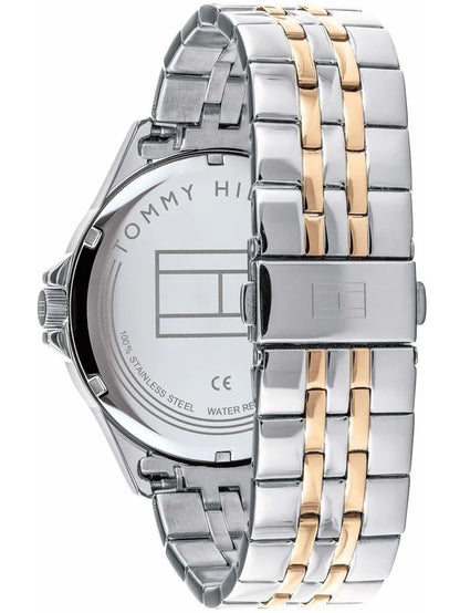 Tommy Hilfiger Round White Dial Analog Watch With Metal Strap - NDTH1791617