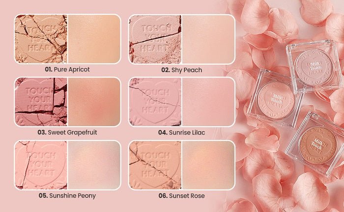 TOUCH MY CHEEK 05 SUNSET ROSE - Fard De Obraz Pudra - skinseen.ro