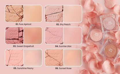 TOUCH MY CHEEK 05 SUNSET ROSE - Fard De Obraz Pudra - skinseen.ro