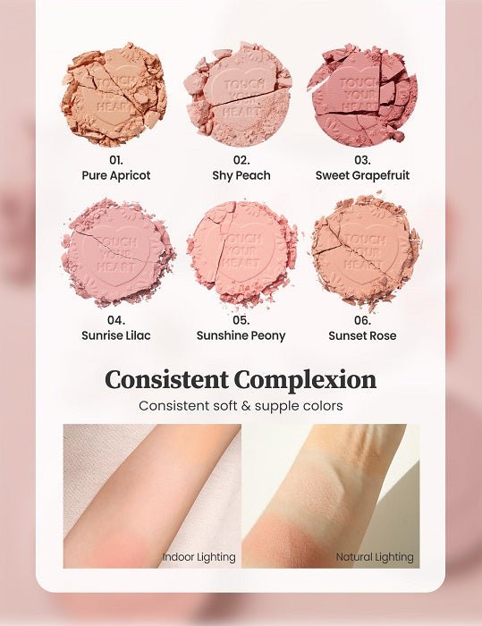 TOUCH MY CHEEK 05 SUNSET ROSE - Fard De Obraz Pudra - skinseen.ro