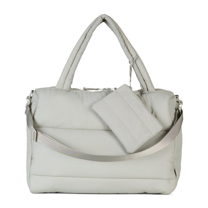 Tracker City Lux puffer Tote - Bentley