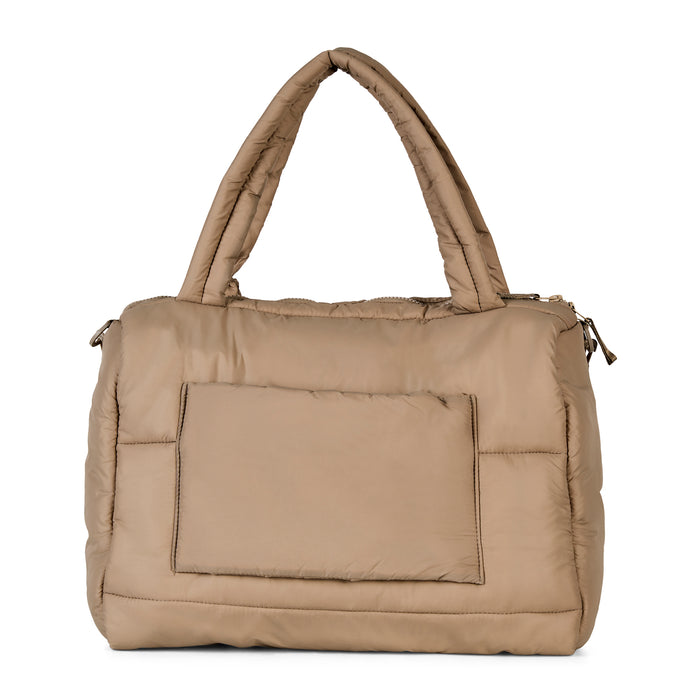 Tracker City Lux puffer Tote - Bentley