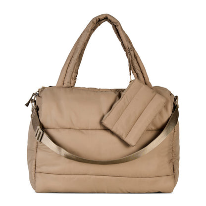 Tracker City Lux puffer Tote - Bentley