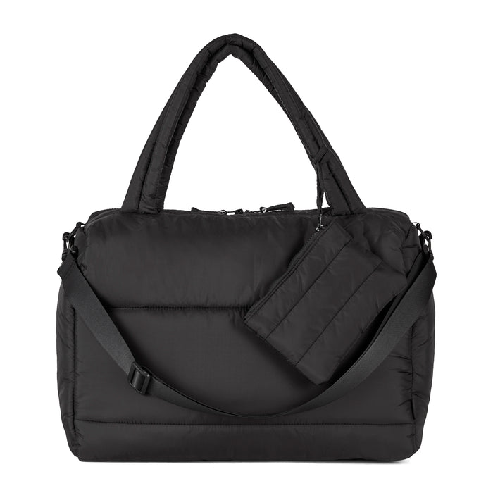 Tracker City Lux puffer Tote - Bentley