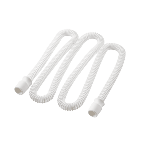 four foot transcend airflex hose with 22mm rubber ends. Lightweight travel option compatible with most machines. Does not connect directly to Transcend Micro, but will connect to the Micro Muffler.