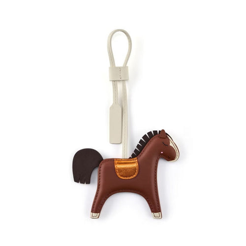 Travel Essentials Leather Charm Horse