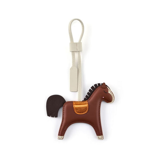 Travel Essentials Leather Charm Horse