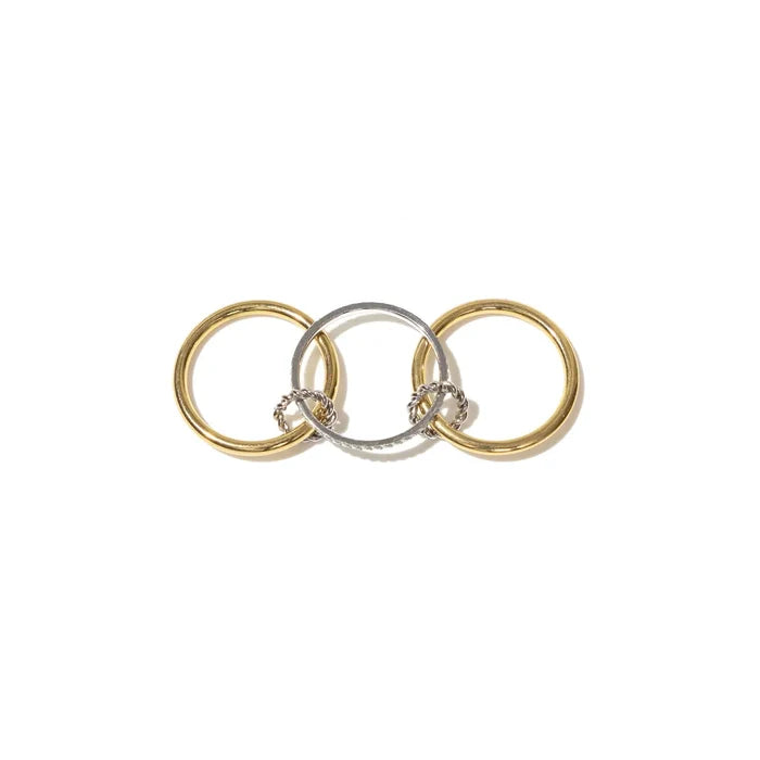 Triple Band Two Tone Ring