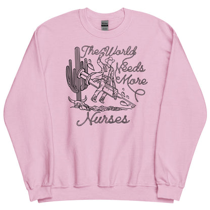 TWNM- Nurses Unisex Crewneck Light Colors