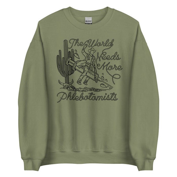 TWNM- Phlebotomists Unisex Crewneck Light Colors