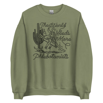 TWNM- Phlebotomists Unisex Crewneck Light Colors