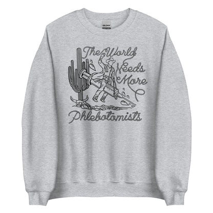 TWNM- Phlebotomists Unisex Crewneck Light Colors