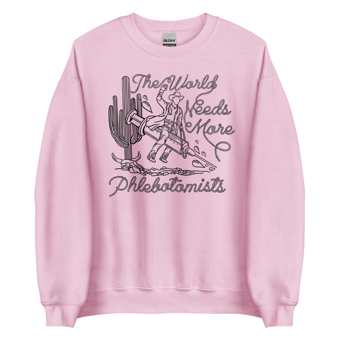 TWNM- Phlebotomists Unisex Crewneck Light Colors