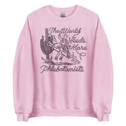 TWNM- Phlebotomists Unisex Crewneck Light Colors