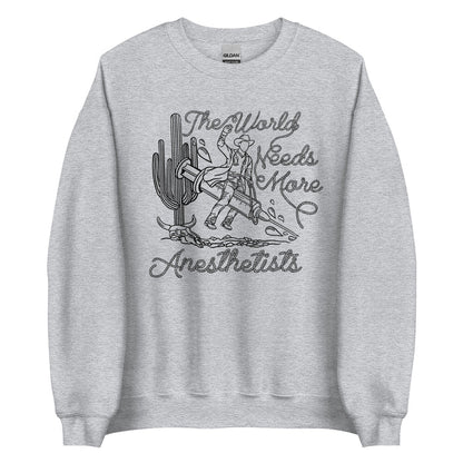 TWNM-Anesthetists Unisex Crewneck Light Colors