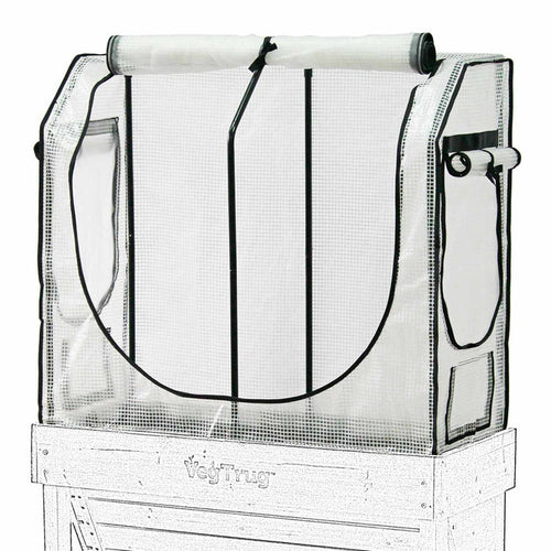 VegTrug Small WallHugger Greenhouse Frame & Multi Cover Set
