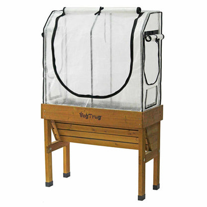 VegTrug Small WallHugger Greenhouse Frame & Multi Cover Set