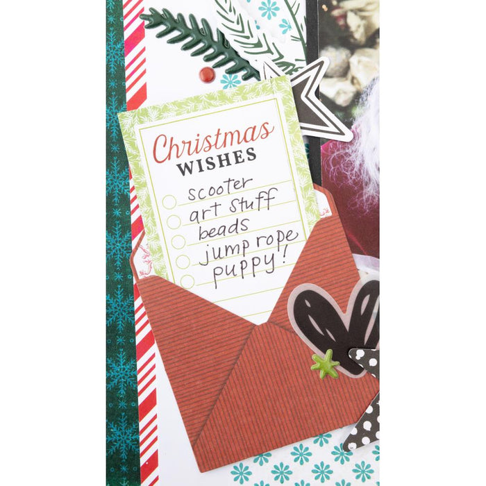 Vicki Boutin - Mixed Chipboard - Peppermint Kisses. This package includes 50 pieces. Available at Embellish Away located in Bowmanville Ontario Canada. Example by brand ambassador.