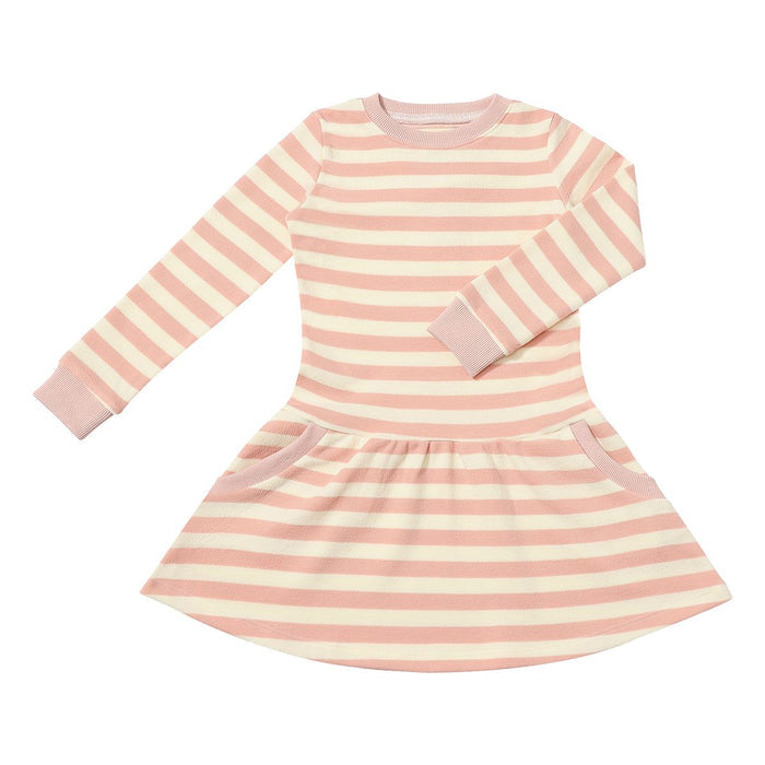 Vignette Pink Stripe Drop Waist Dress