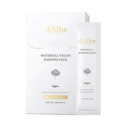 WATERFULL VEGAN SLEEPING PACK - Masca De Noapte Vegana Pentru Hidratare Intensa Si Revitalizare - skinseen.ro