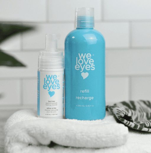 WE LOVE EYES 250ml Tea Tree Eyelid Foaming Cleanser Refill