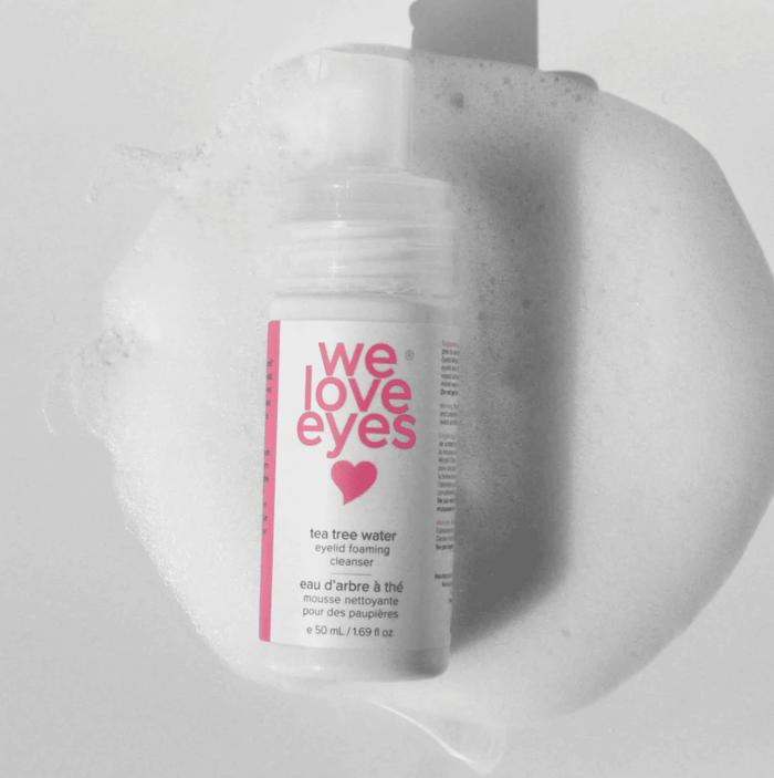 WE LOVE EYES Tea Tree Water Eyelid Foaming Cleanser