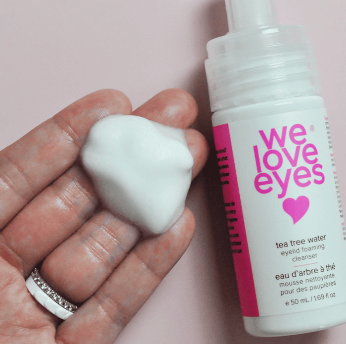 WE LOVE EYES Tea Tree Water Eyelid Foaming Cleanser