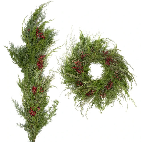 Whimsy Winter Wreath and Garland Combo Pack Flatlay