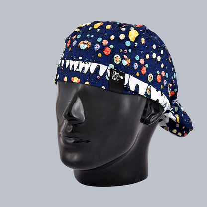 White Tooth N Gems Female Bun Cap 015