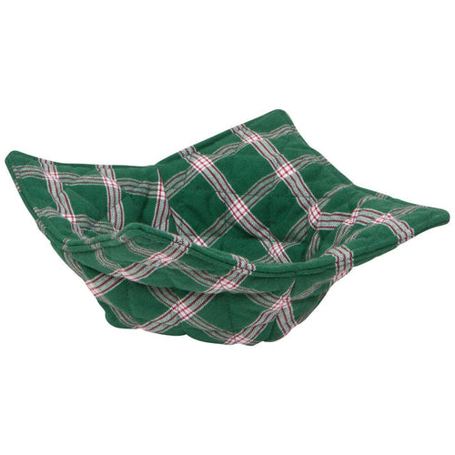 Windowpane Plaid Christmas Bowl Cozy