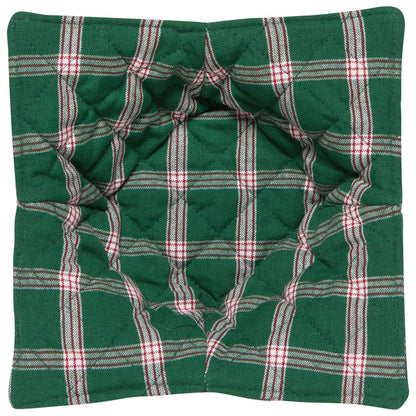 Windowpane Plaid Christmas Bowl Cozy
