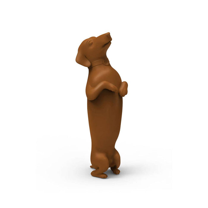 Fred & Friends Winer Dog Dachshund bottle stopper featuring a cute dachshund design for sealing wine bottles.