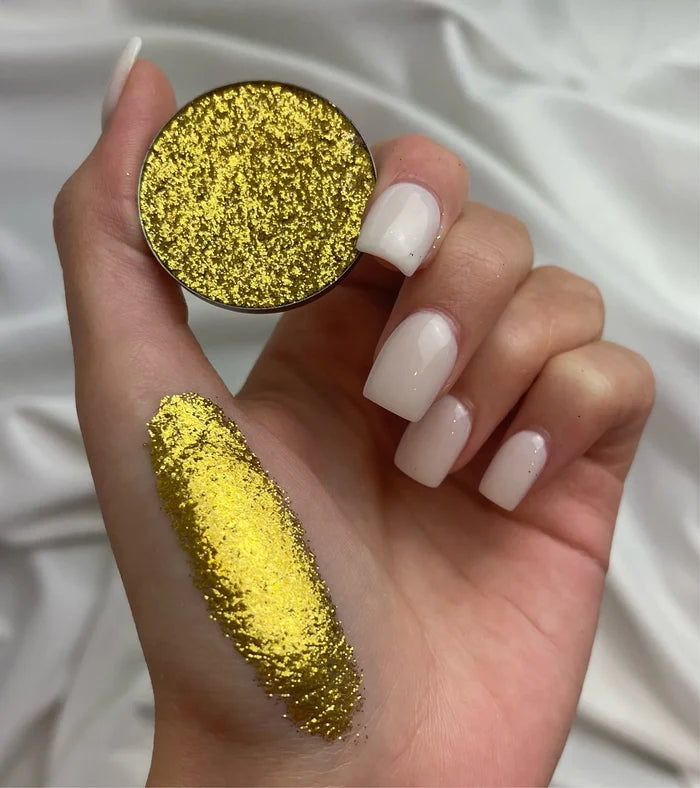 With Love Cosmetics Pressed Glitters - Gold Mine