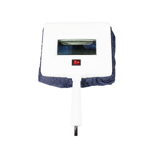 A Wood's Lamp Facial Spa Unit, predominantly white in color, with a visible bulb and switch.