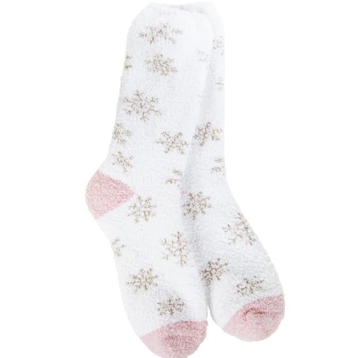 Worlds Softest Socks Women's Winter Shimmer Crew