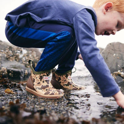 Xtratuf Kid's Duck Camo Ankle Deck Boots