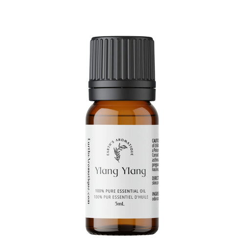 Bottle of Earth's Aromatique Ylang Ylang Essential Oil 5 mL