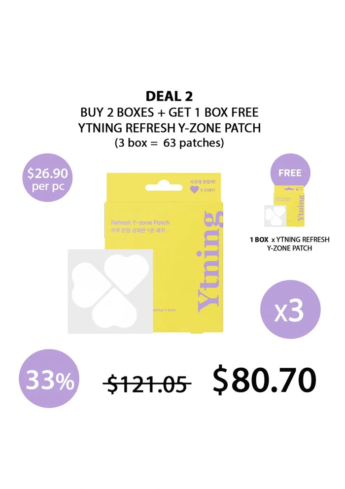 (BUY 2+1 FREE) YTNING REFRESH Y-ZONE PATCH