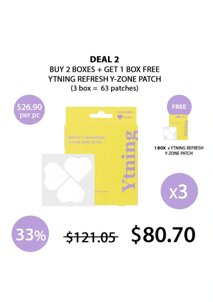(BUY 2+1 FREE) YTNING REFRESH Y-ZONE PATCH
