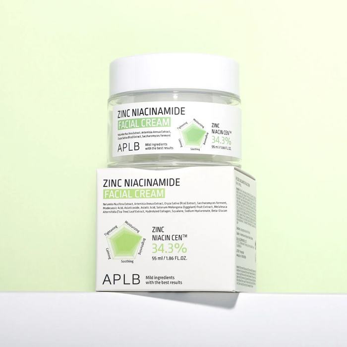 ZINC NIACINAMIDE FACIAL CREAM – Crema Pentru Echilibrarea Sebumului Si Uniformizarea Tenului
